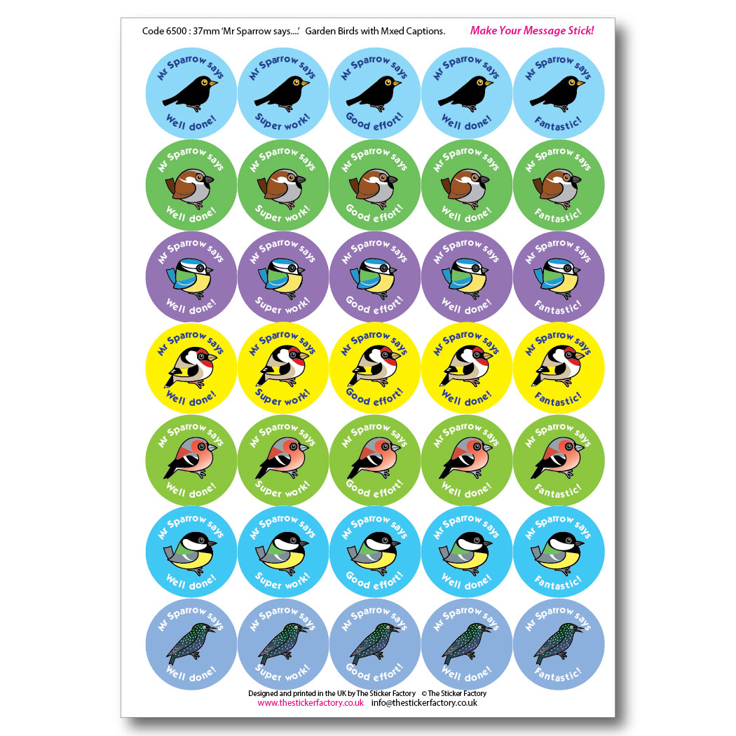 Garden Birds stickers image 2