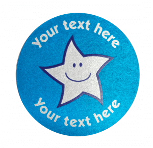 Customised Metallic Star Sticker Collection - The Sticker Factory
