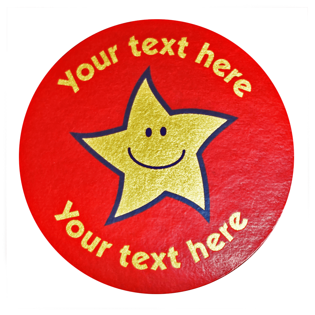Customised Metallic Star Sticker Collection - The Sticker Factory