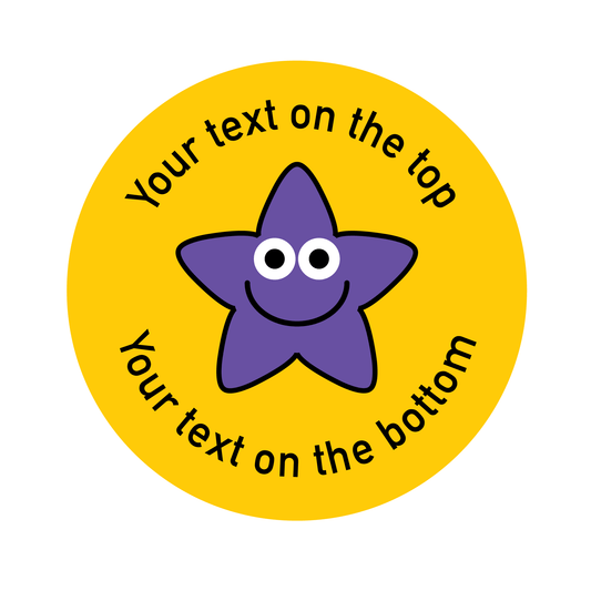 Customised Modern Star Sticker Collection - The Sticker Factory