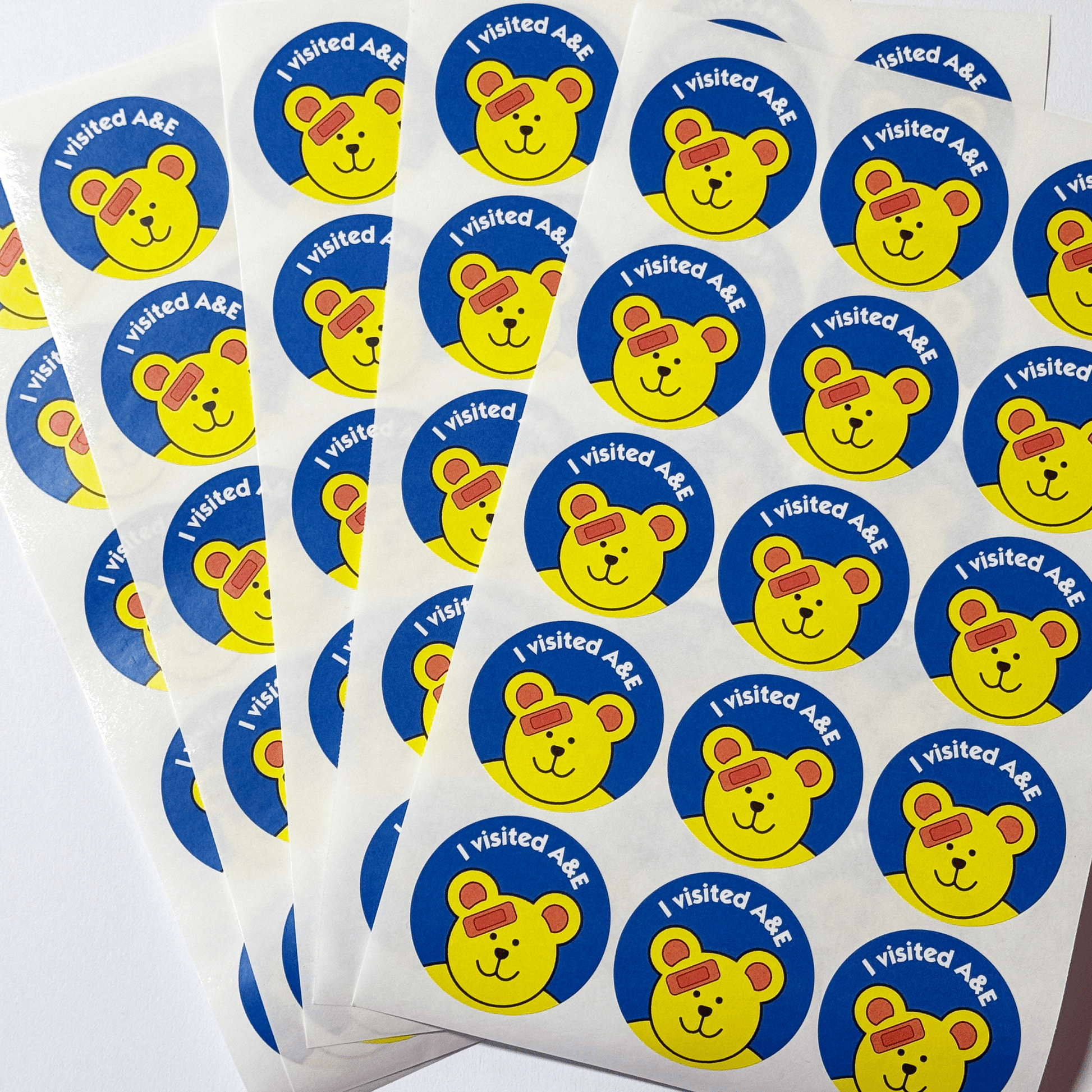 Healthcare Stickers. I visited A&E - The Sticker Factory