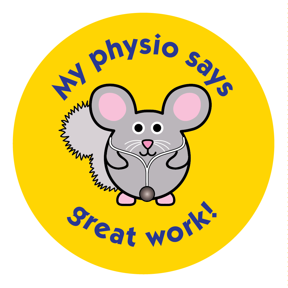 Healthcare Stickers. My physio - The Sticker Factory