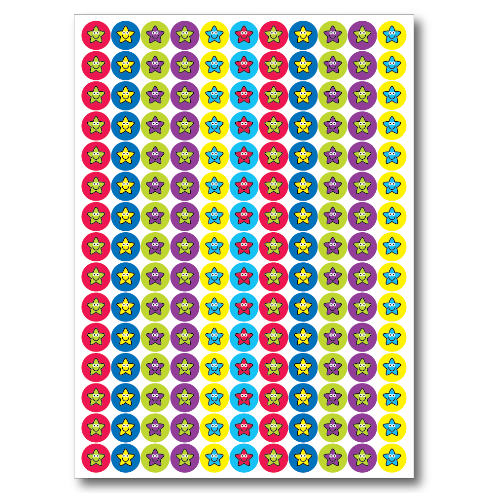 Mini Reward Stickers – Stars - The Sticker Factory