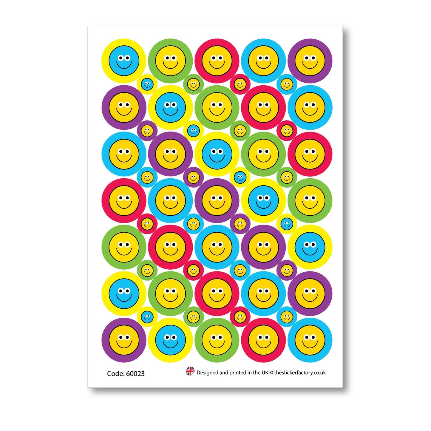Mixed Smiley Reward Stickers - The Sticker Factory