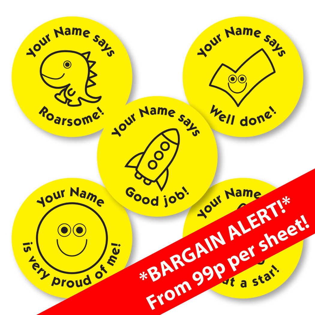 Personalised Budget Reward Stickers - The Sticker Factory
