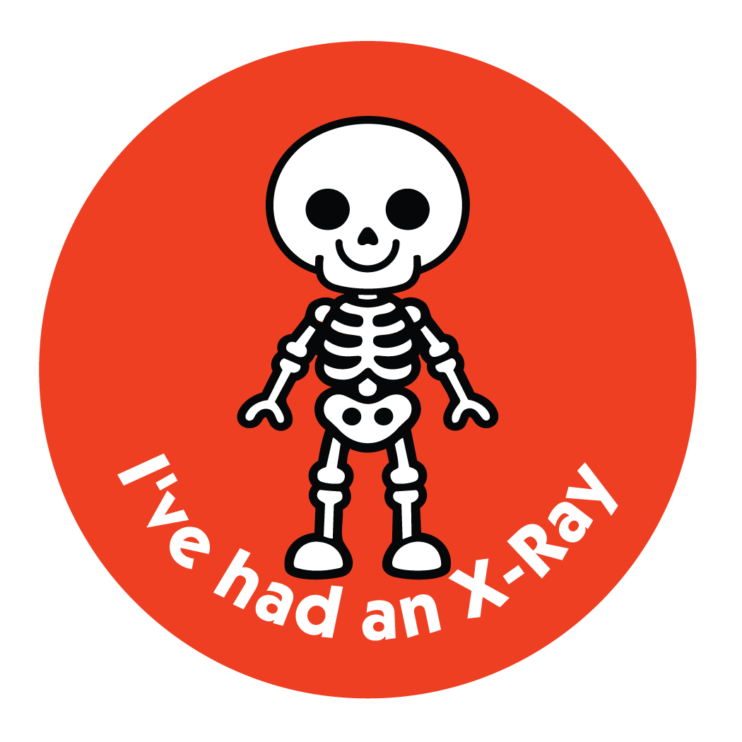 Healthcare Stickers. X-Ray