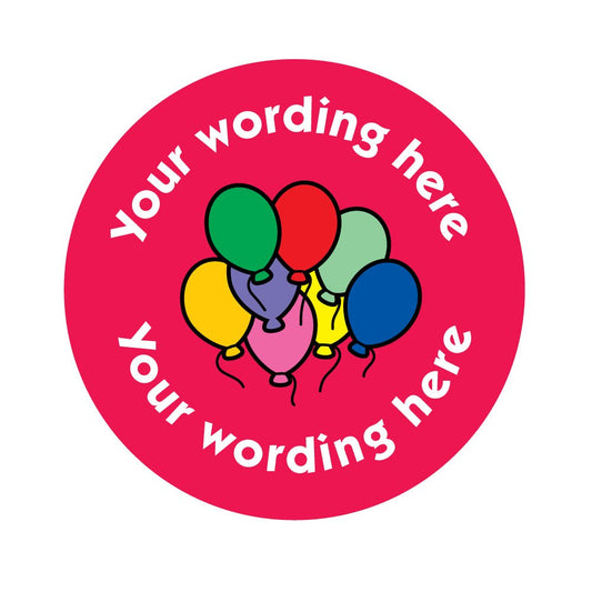 Customised Birthday Stickers - The Sticker Factory