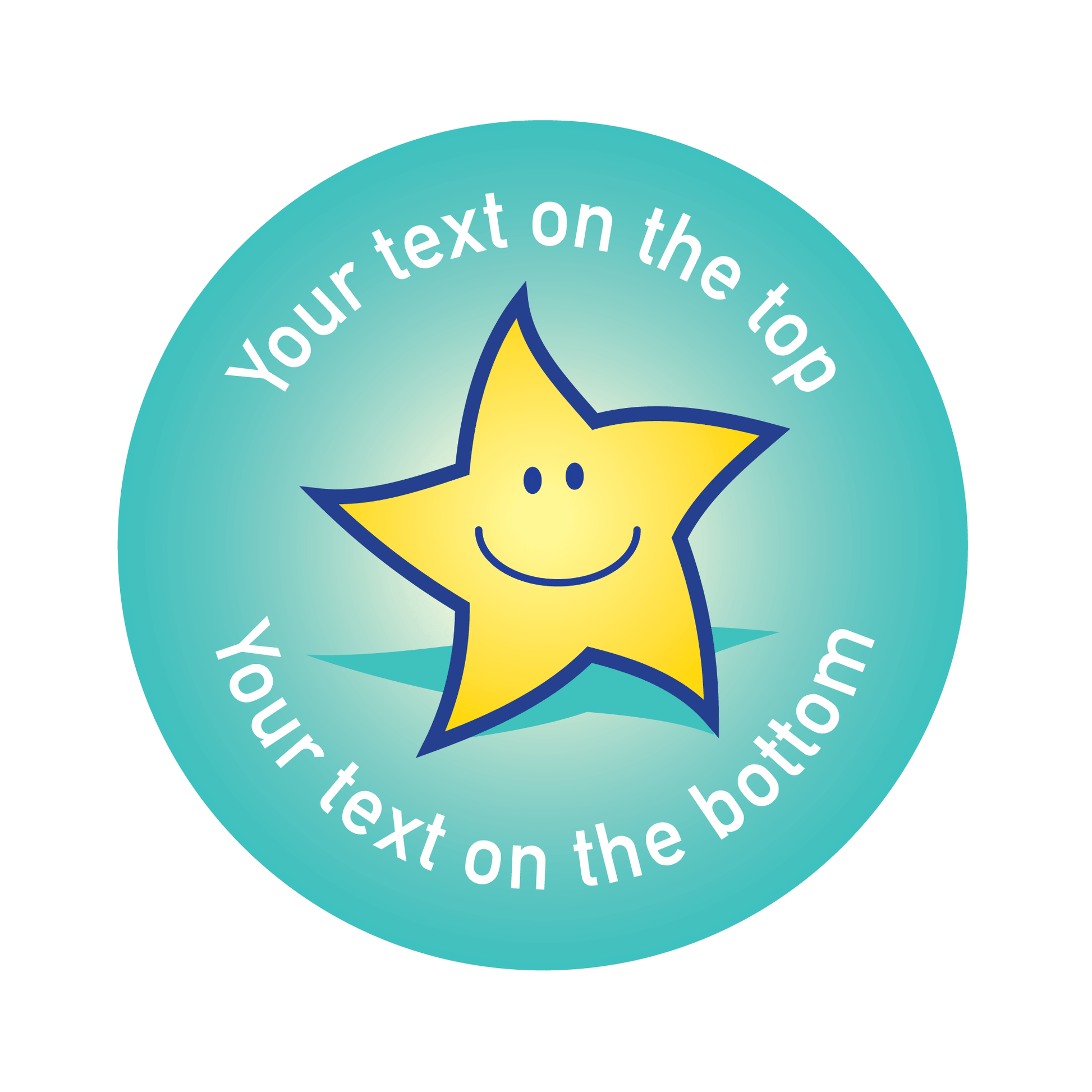 Customised Classic Star Sticker Collection - The Sticker Factory