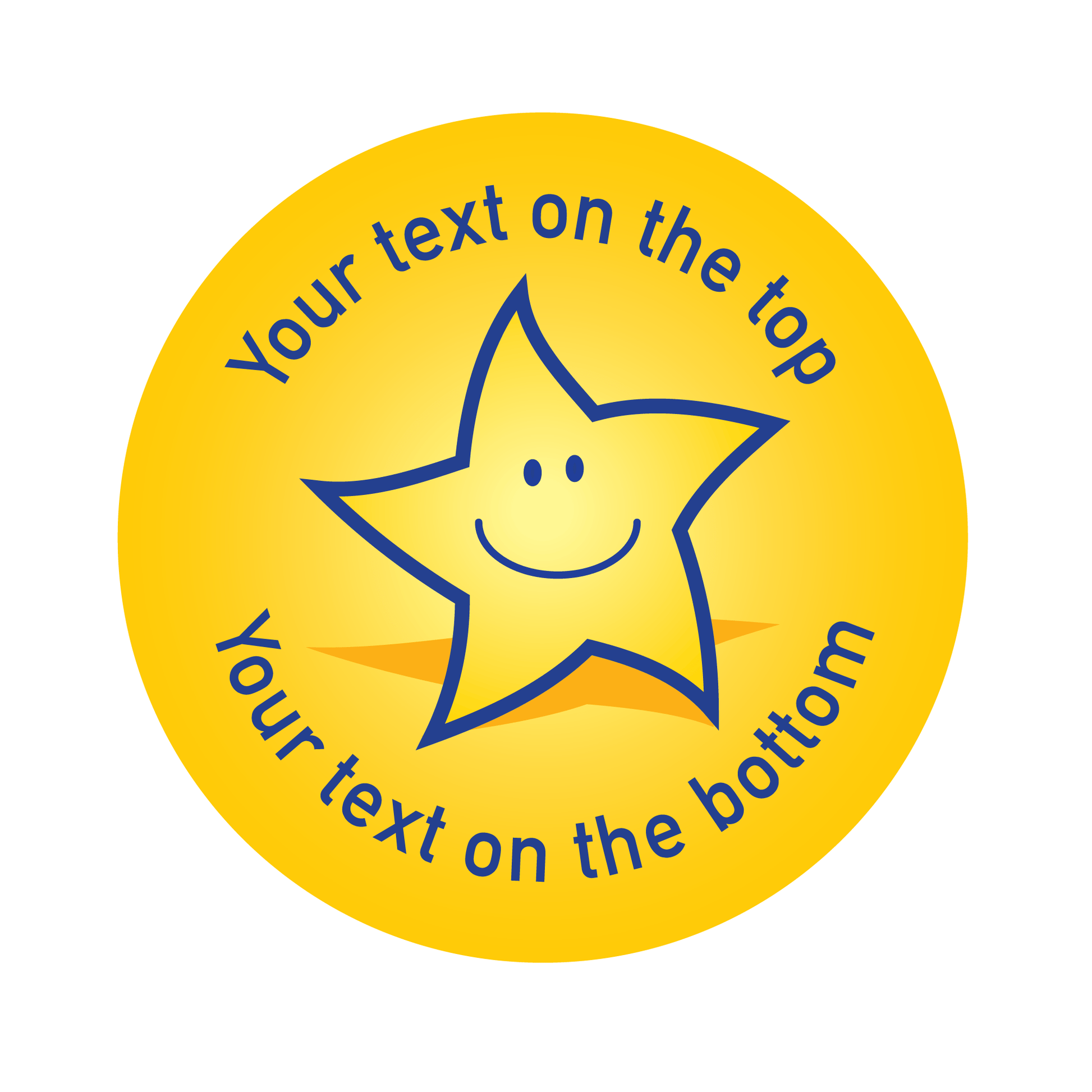 Customised Classic Star Sticker Collection - The Sticker Factory