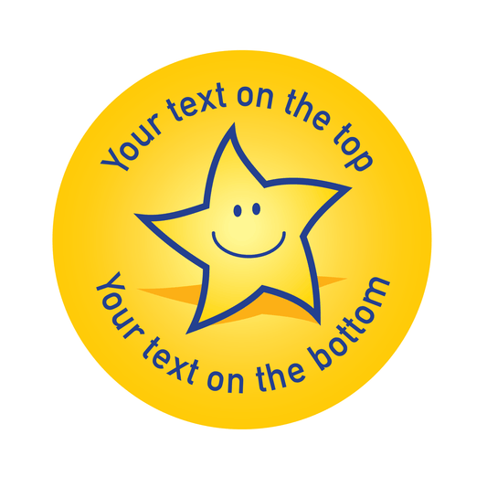 Customised Classic Star Sticker Collection - The Sticker Factory