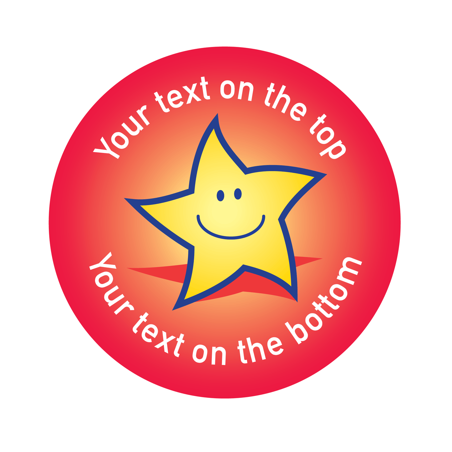 Customised Classic Star Sticker Collection - The Sticker Factory