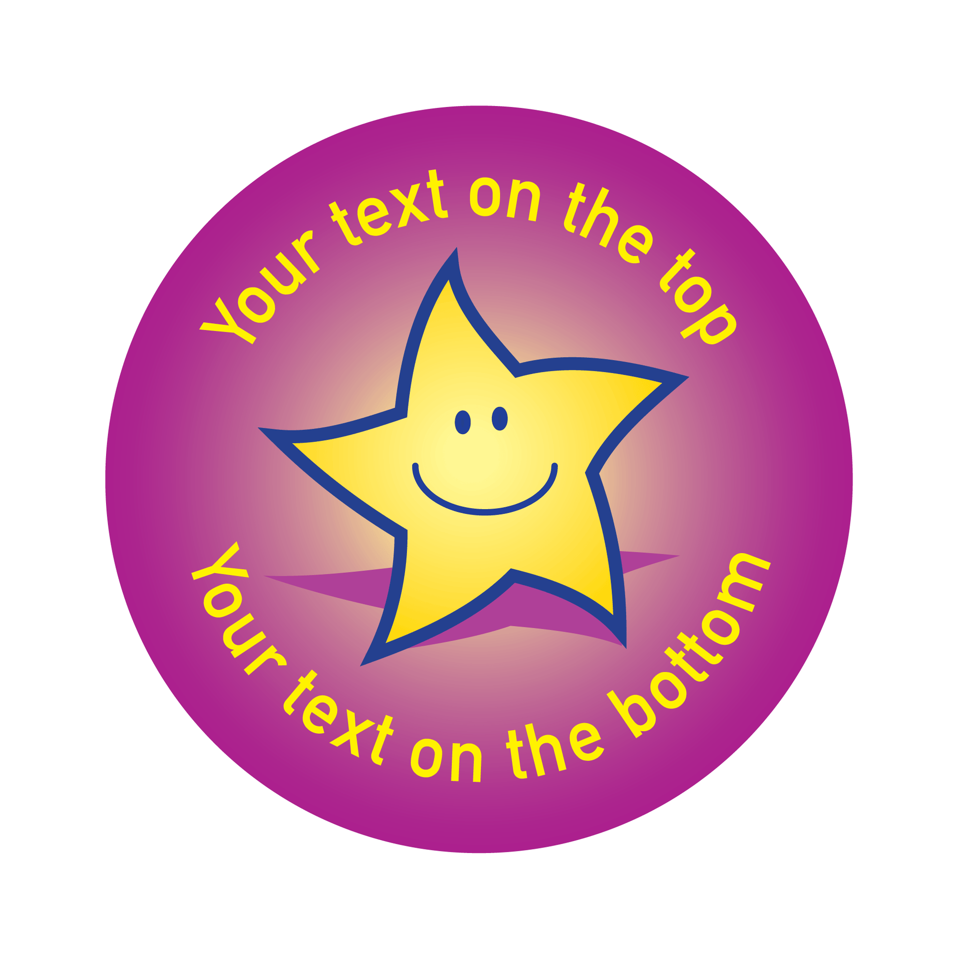 Customised Classic Star Sticker Collection - The Sticker Factory