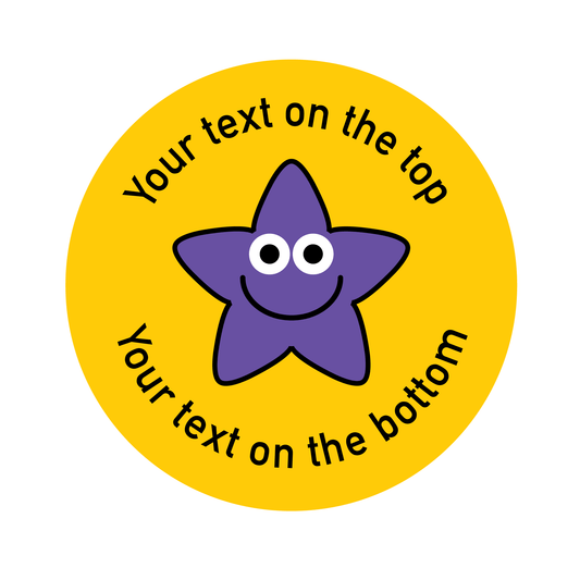 Customised Modern Star Sticker Collection - The Sticker Factory
