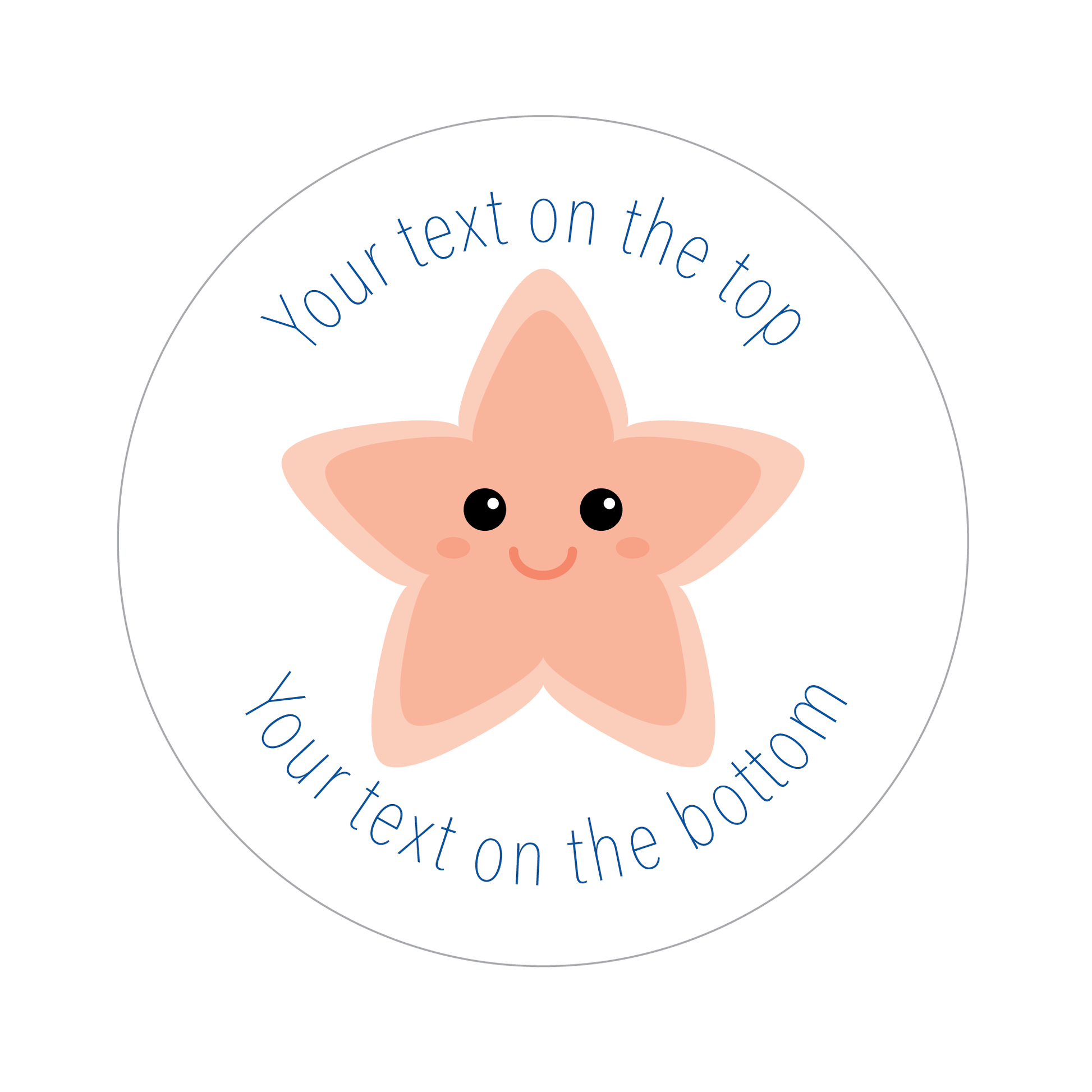Customised Pastel Star Sticker Collection - The Sticker Factory
