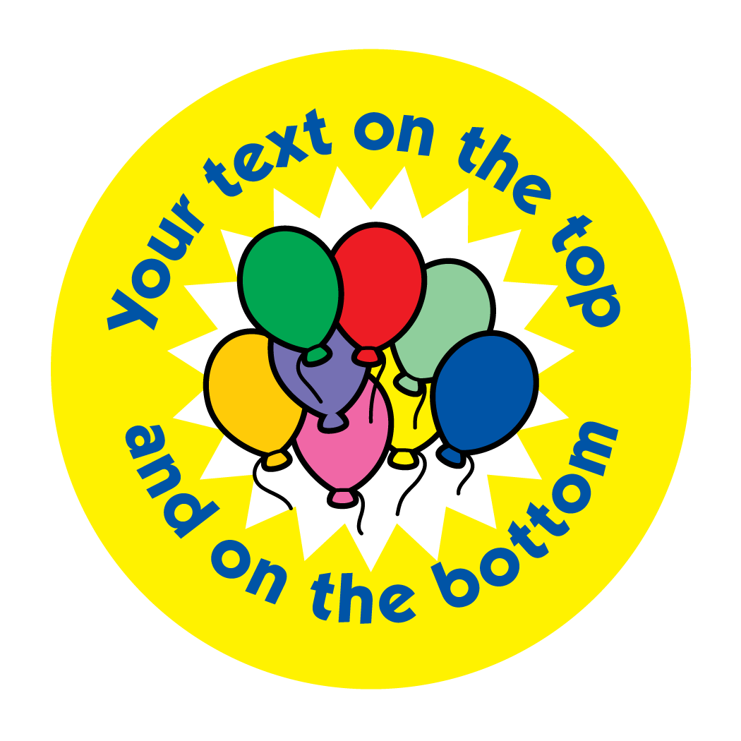 Customised Birthday Stickers image 0