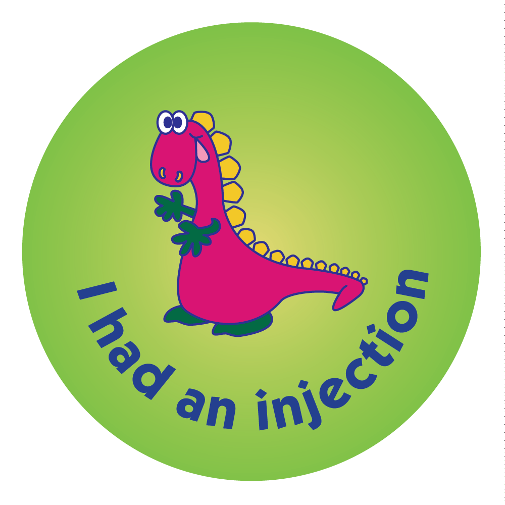 Healthcare Stickers. I had an injection – The Sticker Factory
