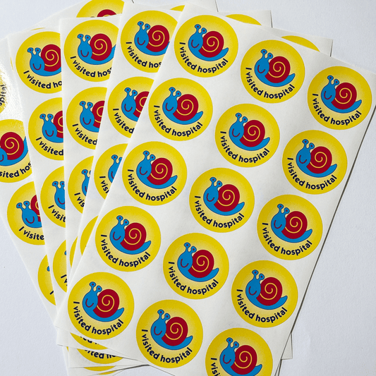 Healthcare Stickers. I visited hospital - The Sticker Factory