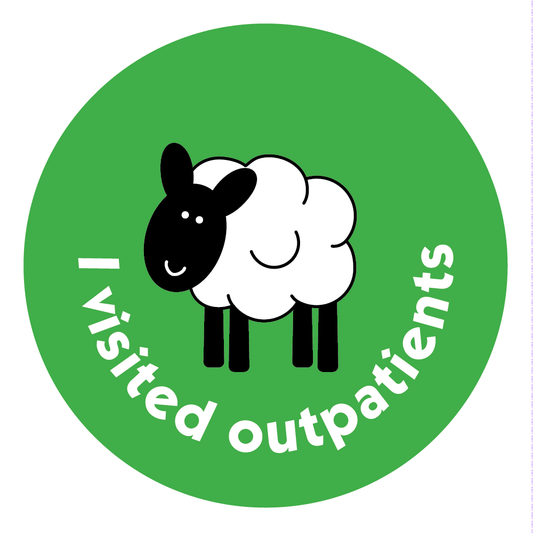 Healthcare Stickers. I visited outpatients - The Sticker Factory
