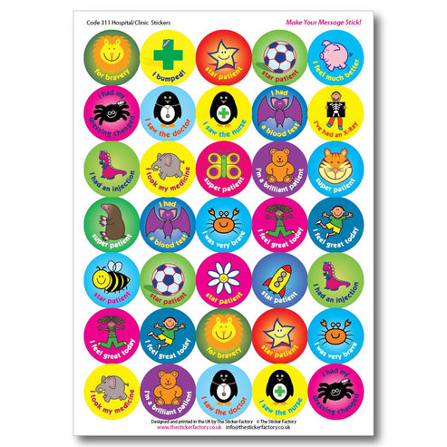 Healthcare Stickers. Mixed image – The Sticker Factory