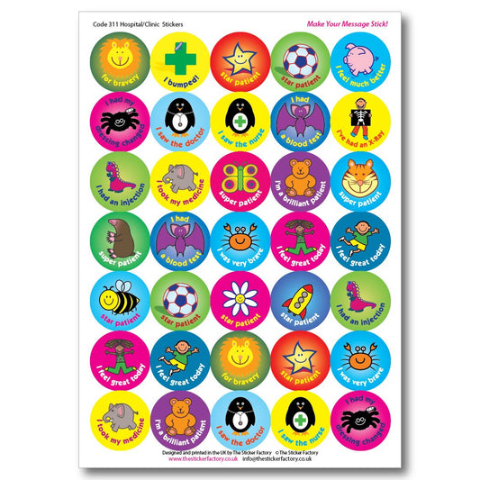 Healthcare Stickers. Mixed image - The Sticker Factory