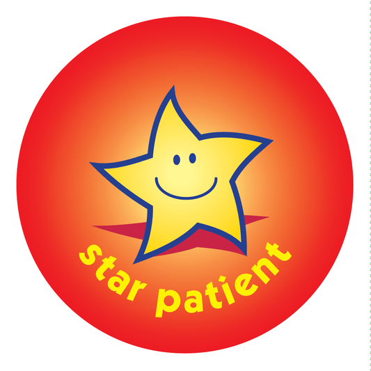 Healthcare Stickers. Star Patient - The Sticker Factory