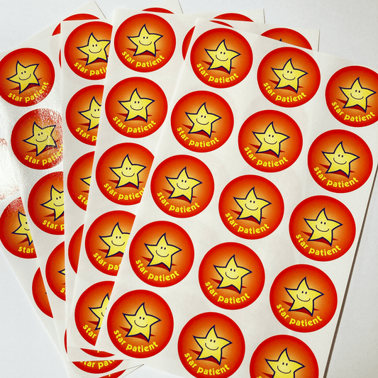 Healthcare Stickers. Star Patient - The Sticker Factory