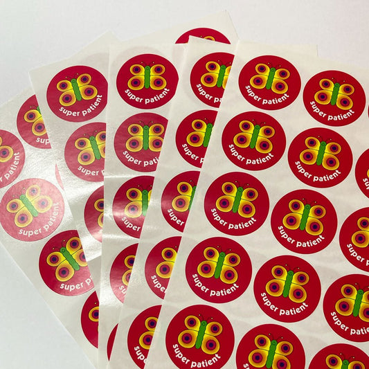 Healthcare Stickers. super patient - The Sticker Factory