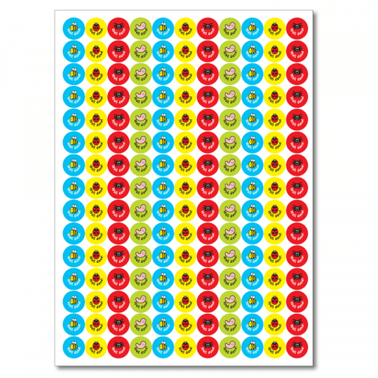 Mini Reward Stickers – Mini - Beasts - The Sticker Factory