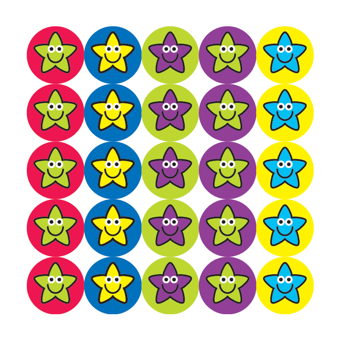 Mini Reward Stickers – Stars - The Sticker Factory