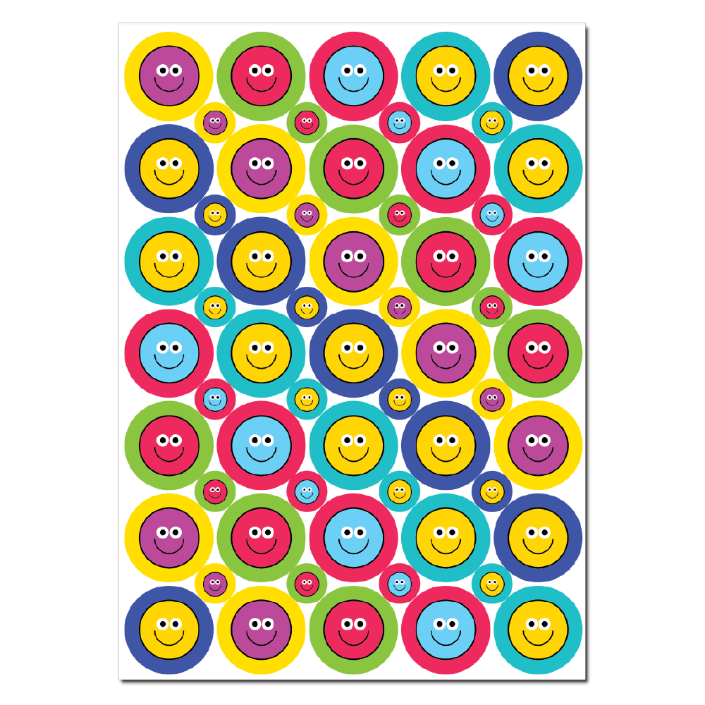 Smiley Reward Stickers - no caption