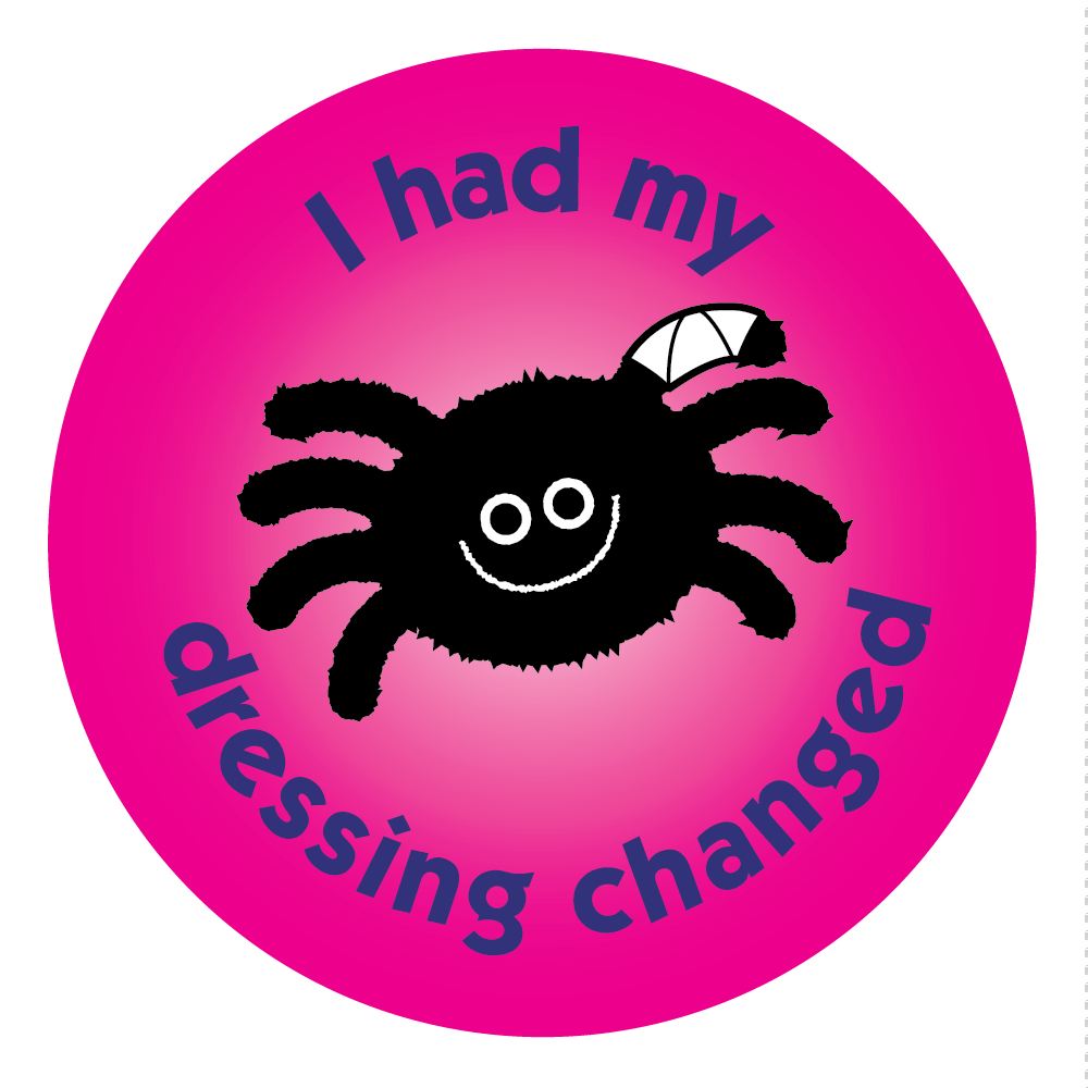 I had my dressing changed - Spider