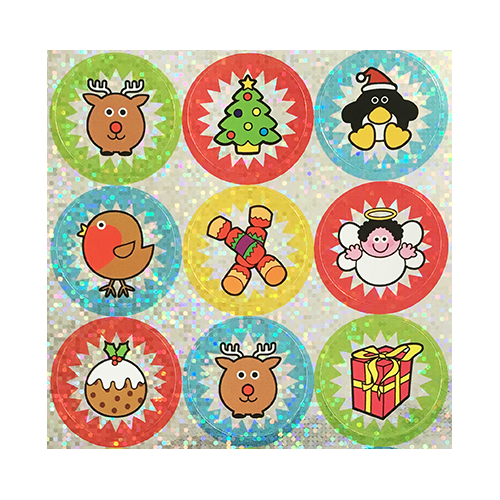Sparkly Christmas Stickers